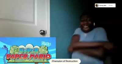 Listening to my unorganized Super Paper Mario Playlist