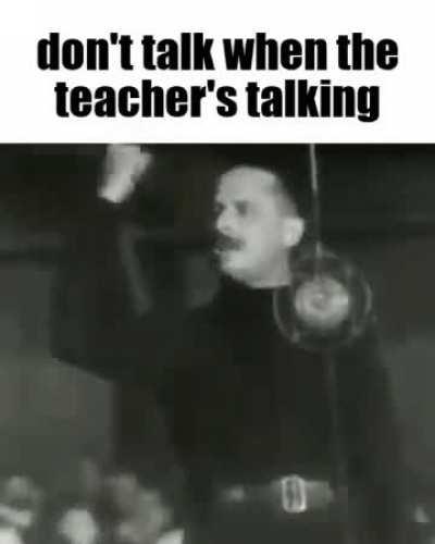 Don't talk 😡😡😡