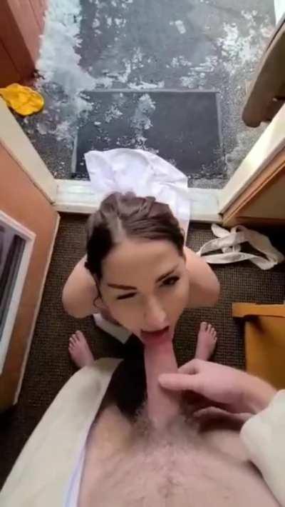 Felt so pretty with cum on my face