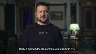 President Zelensky's Latest Address. 20/01/23. Duration 4m46. English Subtitles.
