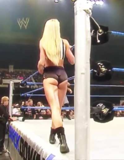 Sable as a guest referee for one of Torrie's matches.
