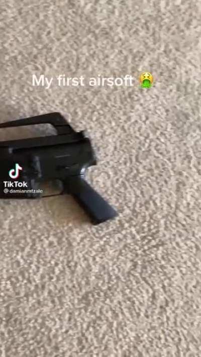 Bruh really got that $120 cybergun Amazon m4