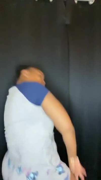 She has the shelf and the cuff