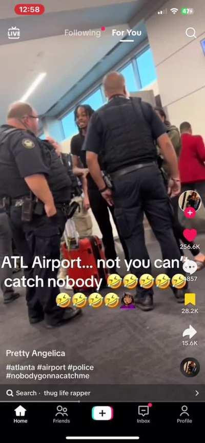 ThugLife MMB incident at the airport w/ da police