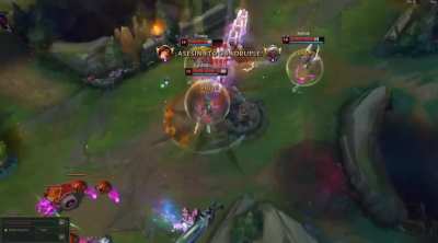 Bard enemy was bragging all game, and then...