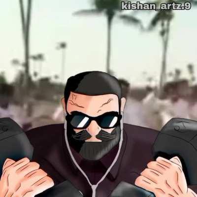 What do u think is he listening to meme saiman version (green screen link in the comments may be)