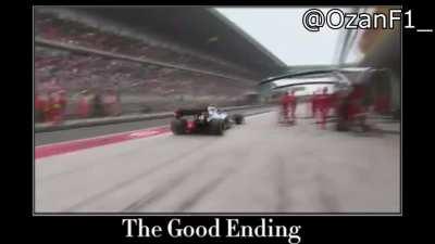 Bottas' pit stop,but it has a good ending: