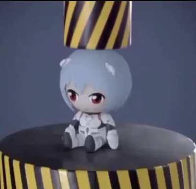 get in the hydraulic press, shinji... or rei will have to do it again.