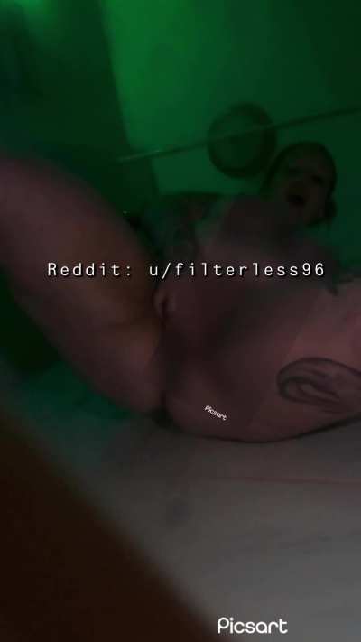 Peed and squirted all over my go pro (; 