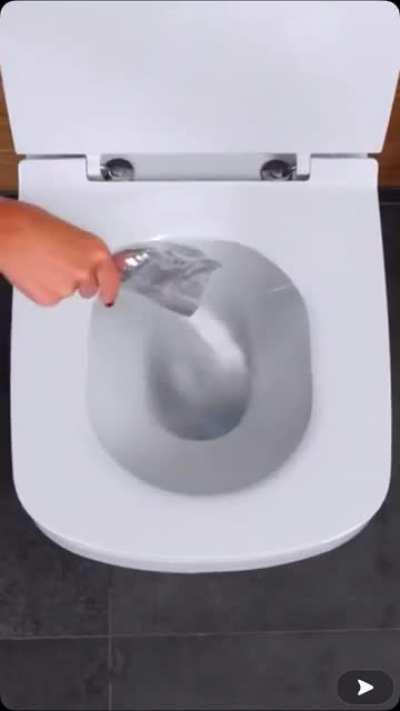 Ahh yes. For when my mondo dookies cause a royal splash