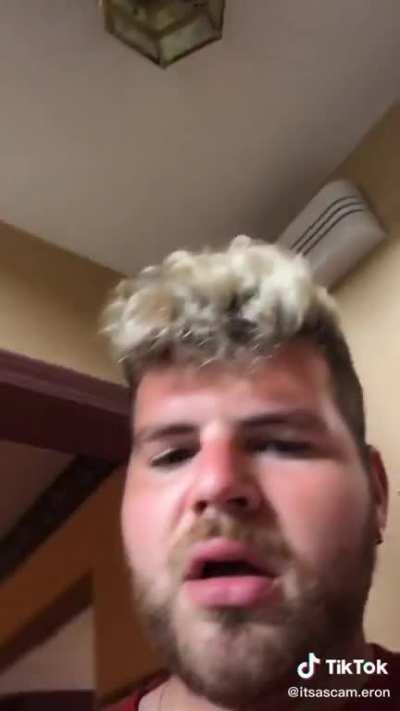 He realizes something