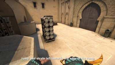 How to make the Mirage warmup jump