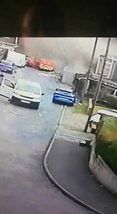 Insane Gas Explosion in residential area in Swansea, Wales
