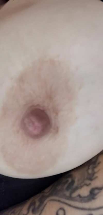 Just a chubby girl showing off her fat tits