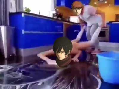 Floch being a loving husband to Mikasa 🥰💞