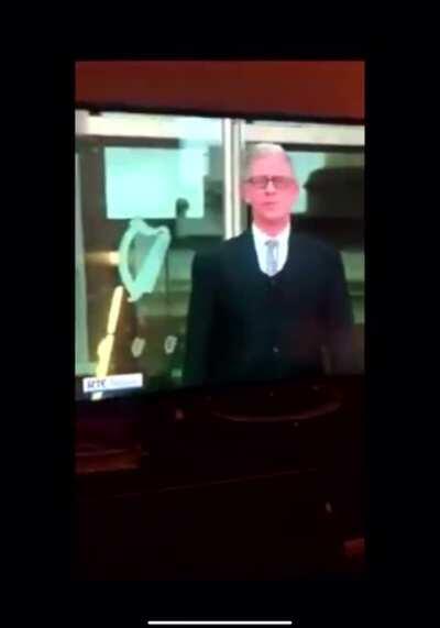 A year later, this still remains the greatest RTÉ news report of all time...