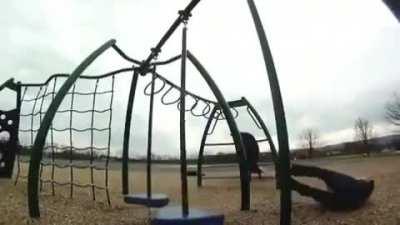 I don’t think that’s what they meant when they said “let’s go on the swings”