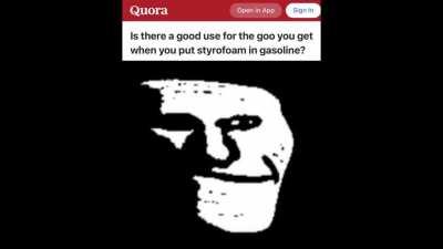 Is there a good use for the goo you get when you put styorfoam in gasoline?