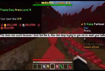 Minecraft but i cant touch the color red [VERY LOUD TURN DOWN YOUR VOLUME]