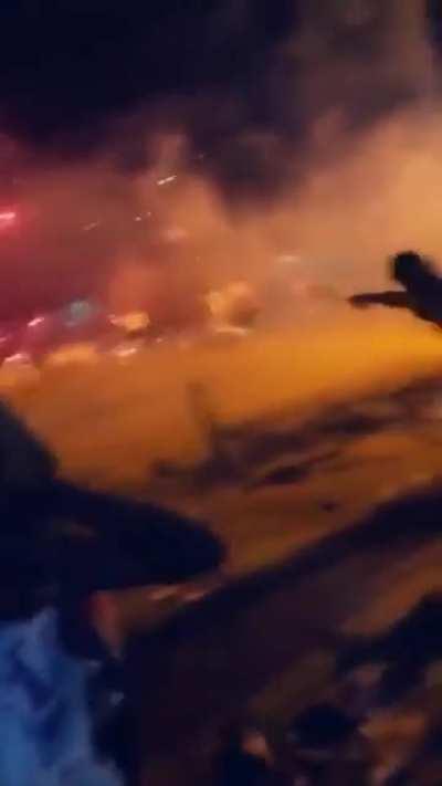 Ahhh! Yes. Neighbourhood firework battle.