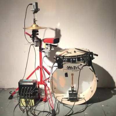 my 3d printed midi drum robot (drumbot)