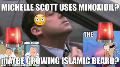 Mcijael scott is on the juice????