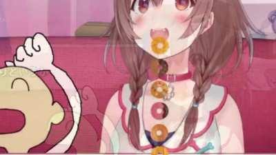 Korone Eating INFINITE DONUTS SO FAST!!!