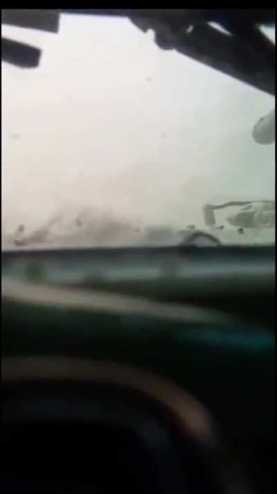 Footage from inside of an Iraqi Abrams Tank hitting isis sniper nest twice, (exact date/location unknown).