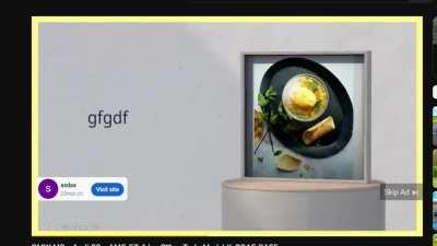Someone took a default template and decided to type random letters in it as an ad...