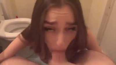 No hands deep throat