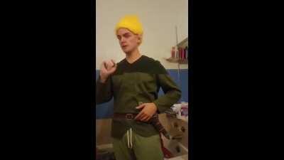 I practiced all of the Adoring Fan's lines for my cosplay at cons; was drunk 60% of the time while reciting them at cons. Cringe aged like a fine Cyrodilic Brandy if I do say so myself.