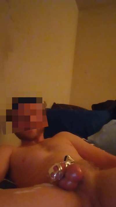 Caged and had to cum