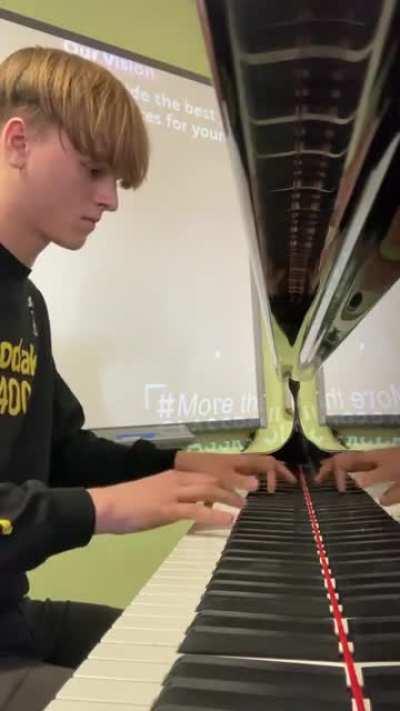 Nearly 3 months ago I did a cover of this and uploaded it on here and since then I’ve improved loads and I’ve managed to get back on a proper grand piano so yeah sounds sick, Changes By X piano cover