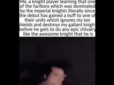 Condolences to all fellow Knight players