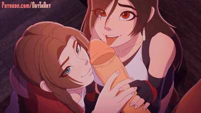 Tifa and Aerith (Final Fantasy 7) [NotTkArt]