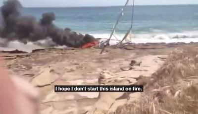 ‘I hope I don’t start this island on fire’: Video shows potential cause of Calif. blaze
