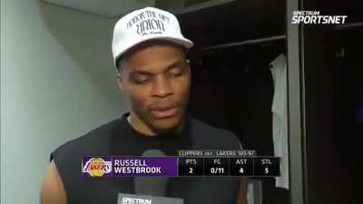 When she says hes a good guy but a bit delusional...