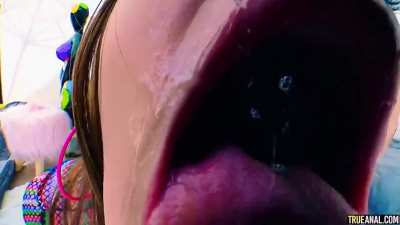 don't you want a pretty porn queen to spit on you and give you kisses?