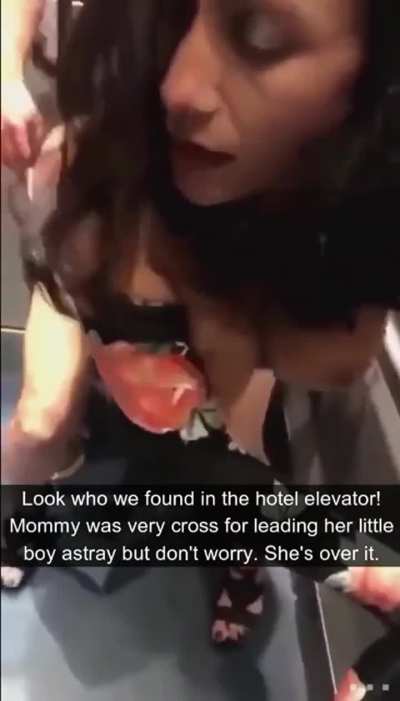 You begged the cool kids to come to the party. You wanted to bad to fit in and make friends and when your over protective mother tried to intervene she was quickly taught a lesson. Too bad you were kicked out of the party to make room for your mother. Wai