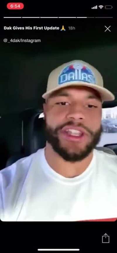 Big shout out to Dak Prescott for doubling down on his faith after a bad ankle injury. Let’s join together in prayer for a speedy recovery so this man can witness to the masses!