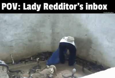 A snake is like an unwanted dick pic