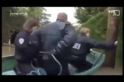 Paddle a plastic dinghy with a shovel in floodwaters - get wet.