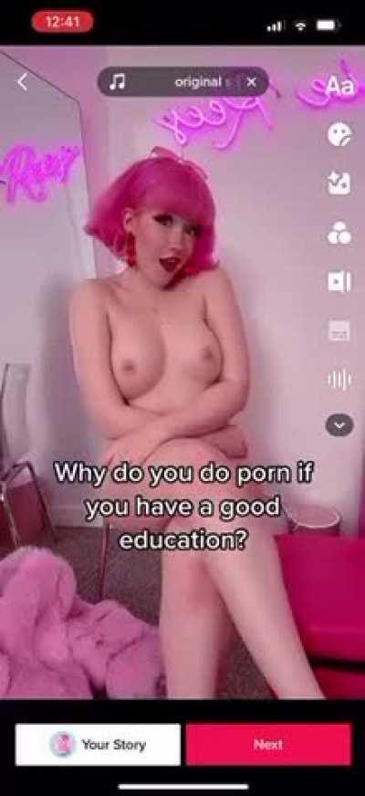 Because I love being a slut? Is that not obvious?