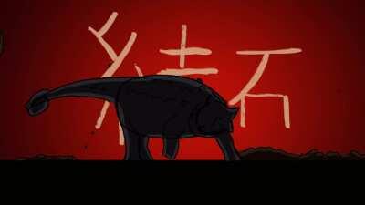 I found this really cool animation of the scene but with dinosaurs. Credits Arturo García on YT(link in comments)