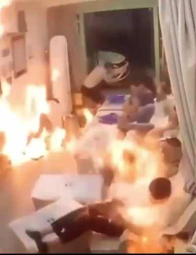 Pouring alcohol on fire is a thing now