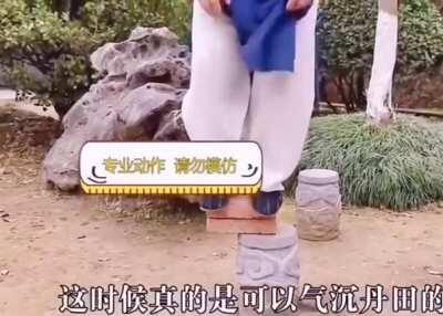 Professional action, please don’t imitate