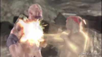 Ricardo Milos vs. The Rock in Metal Gear Rising