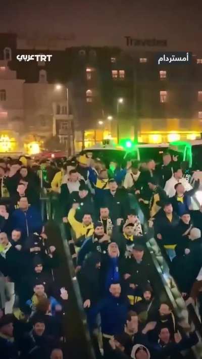 Israeli maccabi tel Aviv fans chanting 
