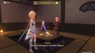 The Best Timed World Join Request...?