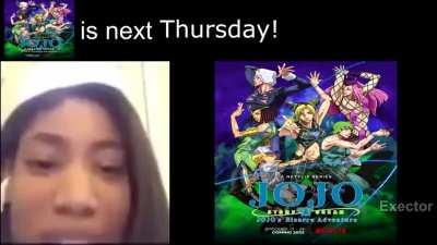 JoJo just in a week!